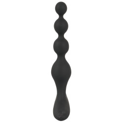 Black Velvets Stimulateur Beads Velvet 16.5 x 3.5 cm Noir
